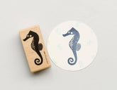 Stempel Seepferdchen Perlenfischer